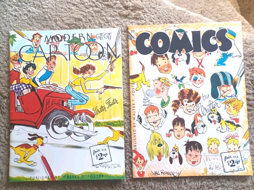 Vintage walter foster comics - vintage,